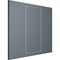 Ekena Millwork 31-in. W x 62-in. H Bradford Leaf Panel Moulding Kit Single Panel PMLKBR31X62A - alternate 5
